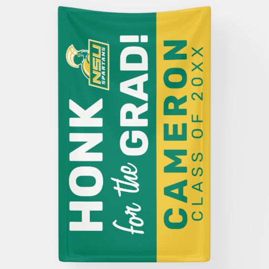 NSU Spartans Afstuderen Spandoek (Verticaal)