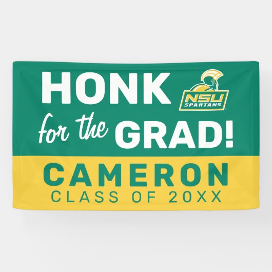 NSU Spartans Afstuderen Spandoek (Horizontaal)