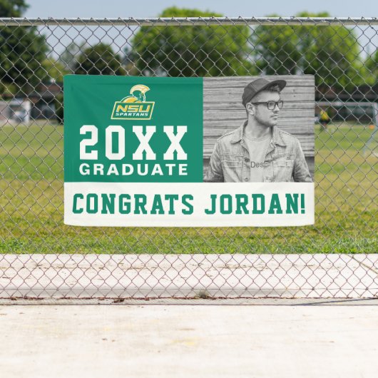 NSU Spartans Afstuderen Spandoek (Insitu)