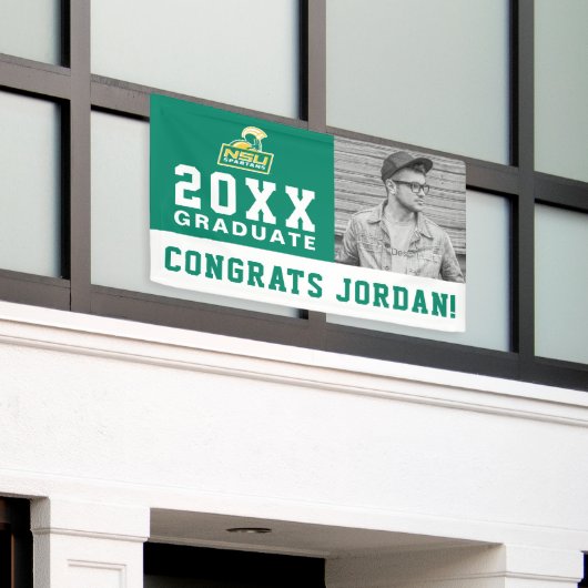 NSU Spartans Afstuderen Spandoek (Buitenkant Gebouw)