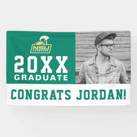NSU Spartans Afstuderen Spandoek (Horizontaal)