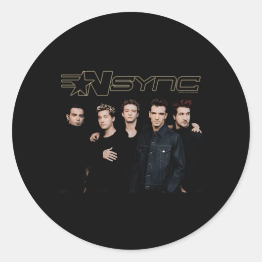 NSYNC Official Do Your Thing Ronde Sticker (Voorkant)