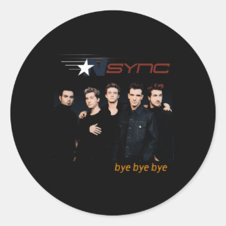 Nsync officiële bye ronde sticker