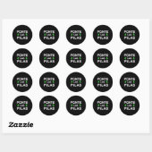Nte Las Las Funny Spanish Saying Motivational Ronde Sticker (Vel)