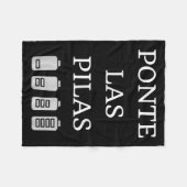 Nte Las Las Spanish Saying Motivational  Fleece Deken (Voorkant (Horizontaal))