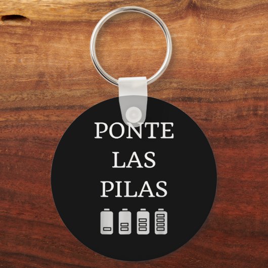 Nte Las Las Spanish Saying Motivational  Sleutelhanger (Voorkant)