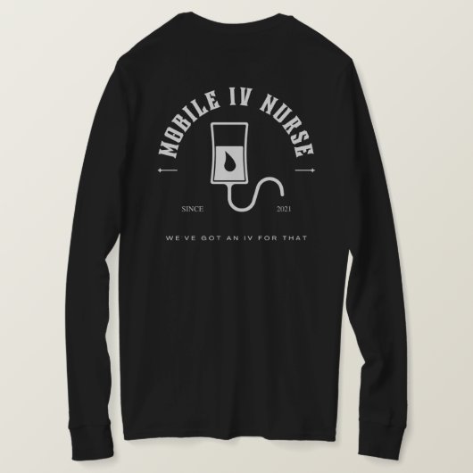 NTMIV Black Long-T T-shirt (Design achterkant)