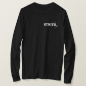 NTMIV Black Long-T T-shirt (Design voorkant)