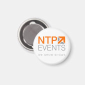 NTP Evenementen Ronde Magneet (Voorkant / Achterkant)