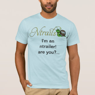 Ntrails in je gezicht t-shirt