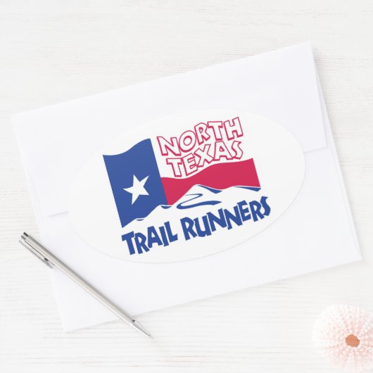 NTTR-stickers Ovale Sticker (Envelop)