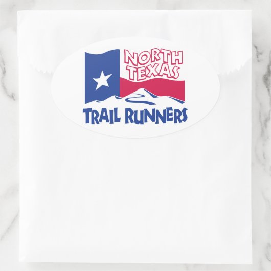 NTTR-stickers Ovale Sticker (Tas)