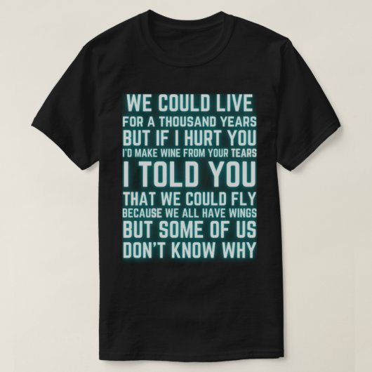 NTUA Lyrics   T-shirt (Design voorkant)
