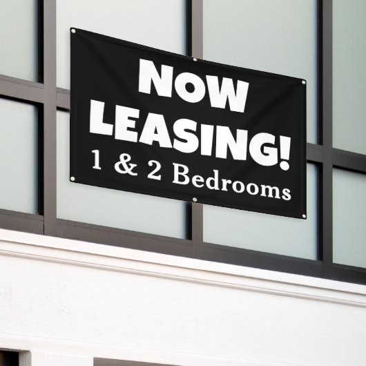 Nu aangepaste banner leasen (Buitenkant Gebouw)