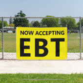 Nu accepteren wij EBT Convenience Corner Store Spandoek (Insitu)