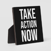 Nu actie ondernemen - Motivatie succes Fotoplaat (Voorkant)