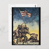 Nu al de Tweede Wereldoorlog Briefkaart (Voorkant / Achterkant)