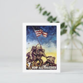 Nu allemaal samen ~ Iwo Jima Briefkaart (Staand voorkant)