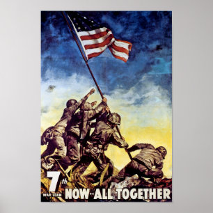 Nu allemaal samen ~ Iwo Jima Poster