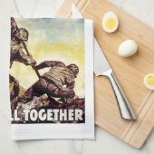 Nu allemaal samen theedoek (Quarter Fold)