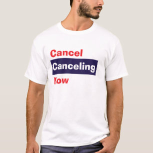 Nu annuleren t-shirt