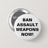 NU ASSAULTWAPENS VERBODEN! Bericht voor openbare v Ronde Button 5,7 Cm (Voorkant /achterkant)