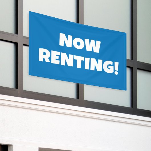 Nu banner huren (Buitenkant Gebouw)