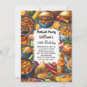 Nu BBQ Taco Chef Soep Potluck Party 50ste verjaard Kaart (Voorkant)