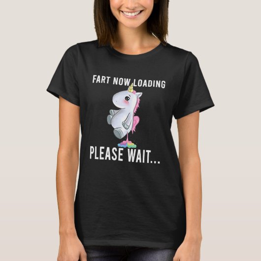 Nu beginnen met laden alsjeblieft nog grappig wach t-shirt (Voorkant)