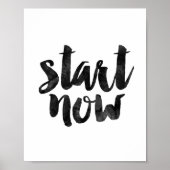 Nu beginnen poster (Voorkant)