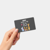 Nu ben ik 10 jaar, 10e verjaardag in de dierentuin badge (Handheld)