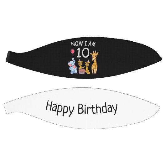 Nu ben ik 10 jaar, 10e verjaardag in de dierentuin basketbal (Panelen)