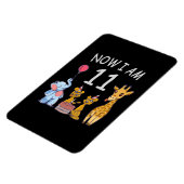 Nu ben ik 11 jaar, 11e verjaardag in de dierentuin magneet (Linkerzijde)