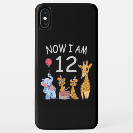 Nu ben ik 12 jaar, 12e verjaardag in de dierentuin Case-Mate iPhone case (Achterkant)
