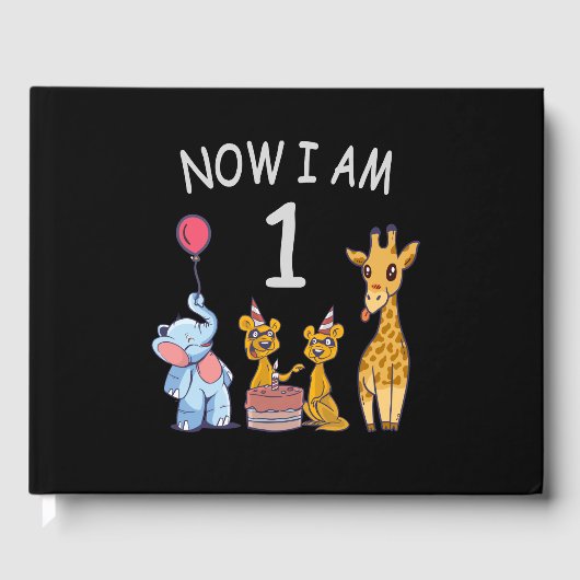 Nu ben ik 1 jaar oud op de dierentuin gastenboek (Voorkant)