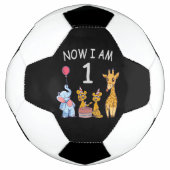 Nu ben ik 1 jaar oud op de dierentuin voetbal (Voorkant)