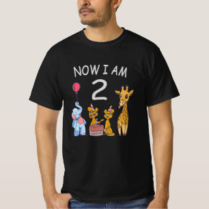 Nu ben ik 2 jaar oud 2e verjaardag bij de dierentu t-shirt