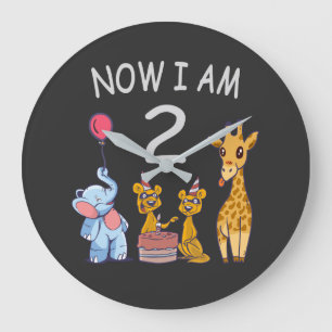 Nu ben ik 2 jaar oud, 2e verjaardag in de dierentu grote klok