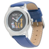 Nu ben ik 2 jaar oud 2e verjaardag in de Zoo Baby Horloge (Gekanteld)