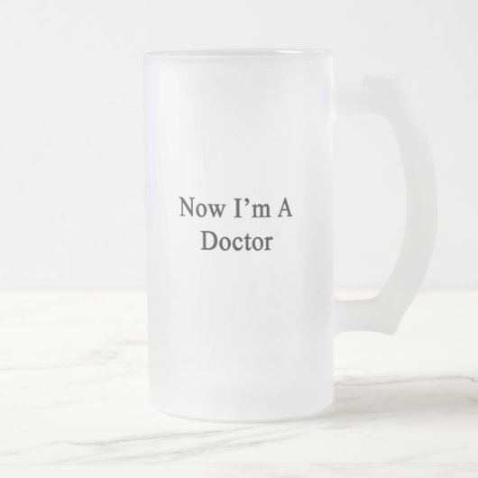 Nu ben ik dokter matglas bierpul (Rechts)