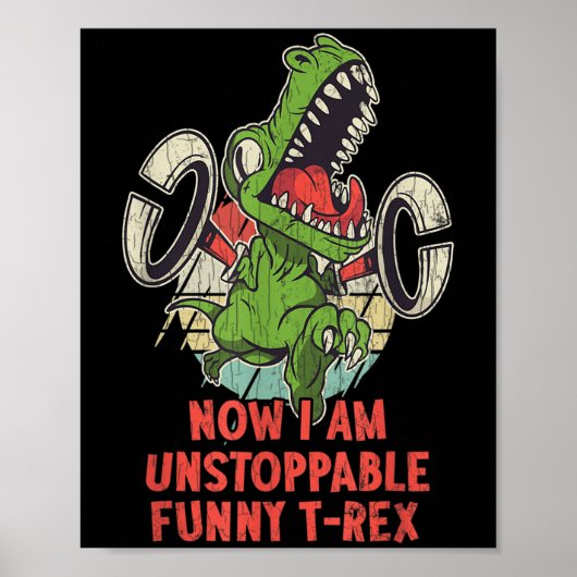 Nu ben ik een onstuitbare grappige sarcastische gr poster (Voorkant)