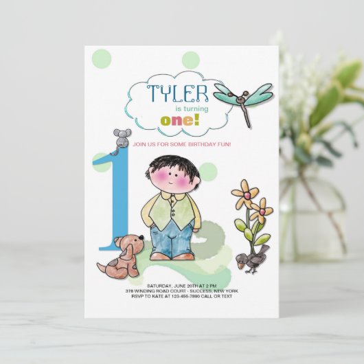 Nu ben ik één uitnodiging (Staand voorkant)