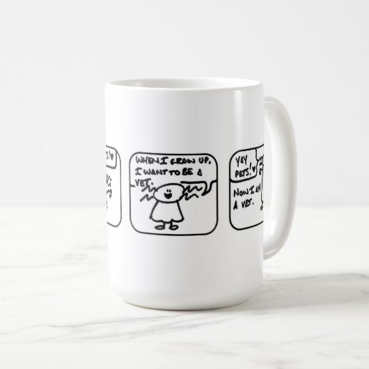 Nu ben ik een Vet-Mok Koffiemok (Voorkant rechts)