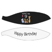 Nu ben ik negen jaar oud op de dierentuin basketbal (Panelen)