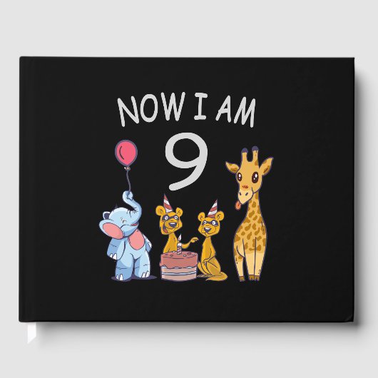 Nu ben ik negen jaar oud op de dierentuin gastenboek (Voorkant)