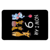 Nu ben ik negen jaar oud op de dierentuin magneet (Horizontaal)