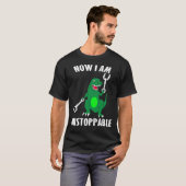 nu ben ik niet meer te stoppen t-shirt (Voorkant volledig)