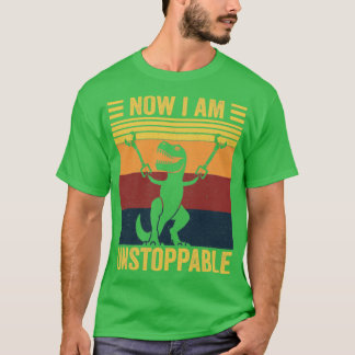 Nu ben ik niet te stoppen met Retrostijl TRex Dino T-shirt