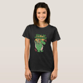 Nu ben ik niet te stoppen Rex Dinos Wilde Dier T-shirt (Voorkant volledig)
