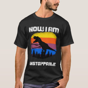 Nu ben ik niet te stoppen Tyrannosaurus rex Dinosa T-shirt